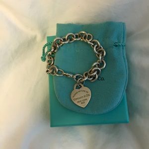 Return to Tiffany Hear Tag Charm Bracelet